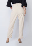 Pleated Pocket Capri Pants