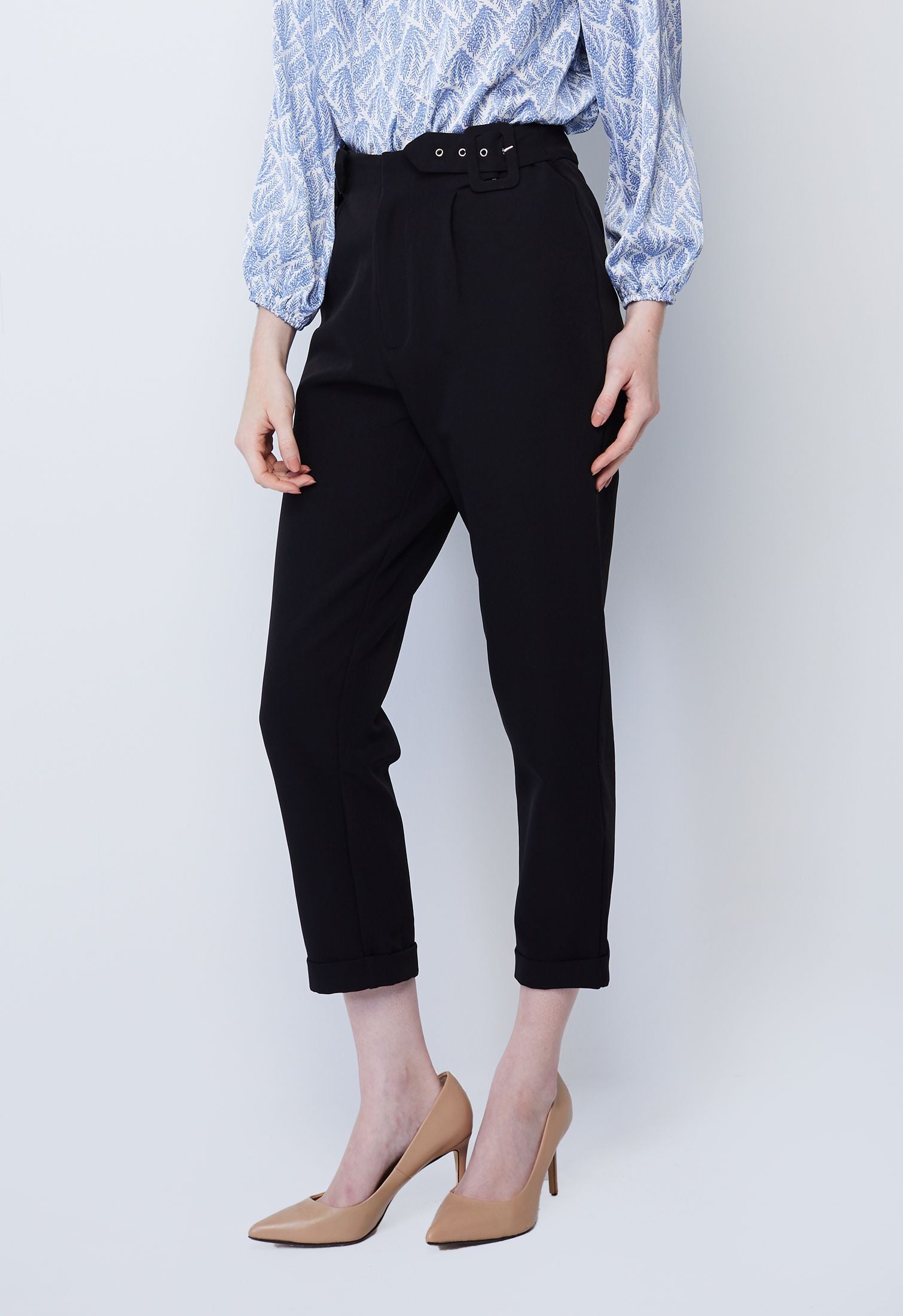 Double Side Belted Pants