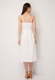 Buckle Detail Sleeveless Dress