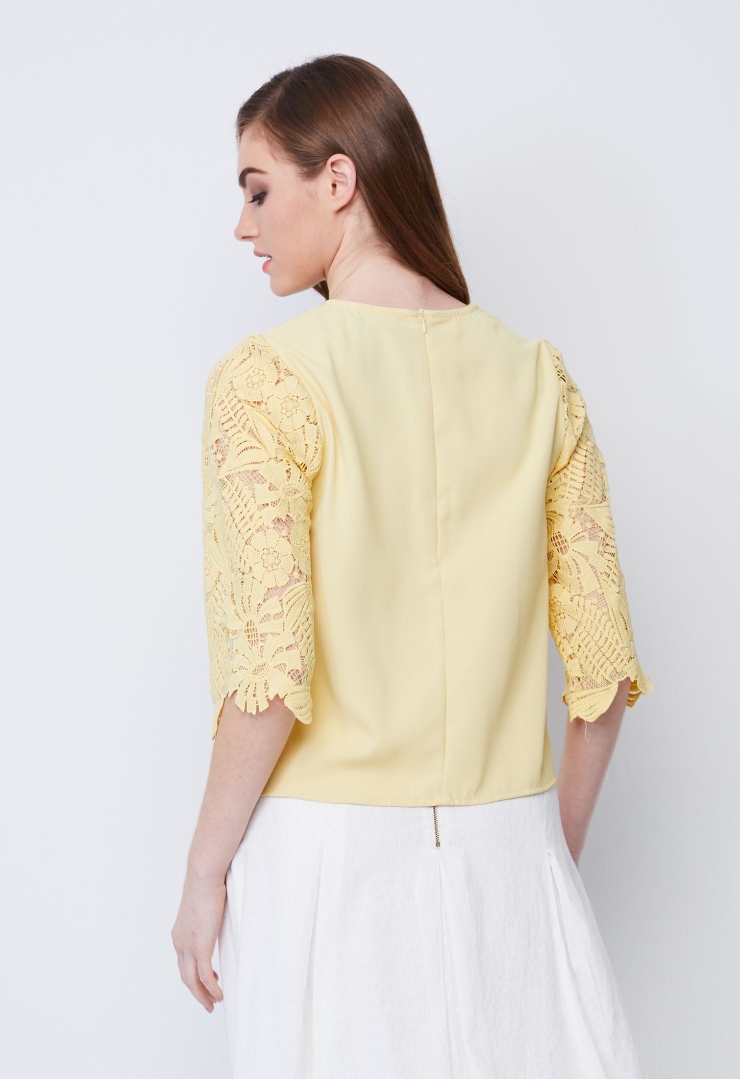 Guipure Lace Top