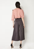 Pleated Wide Leg Palazzo
