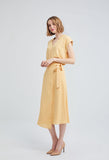 Polkadot Wrap A-line Skirt
