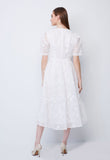 Floral Embroidered Eyelet Lace Dress