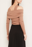 Cold Shoulder Neck Detail Top