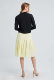 Mini Ruffle Crop Cardigan